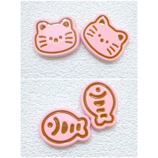 Set charm cá và mèo cute - Charm gắn dép siêu hot hit