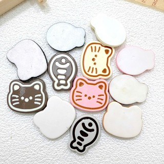 Set charm cá và mèo cute - Charm gắn dép siêu hot hit