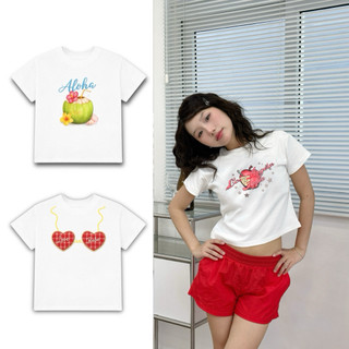 Áo Thun Mini Tee Nữ Mùa Hè ''Los Angeles'' Cotton Co Dãn 4c Mềm Mịn - Kraken Drk