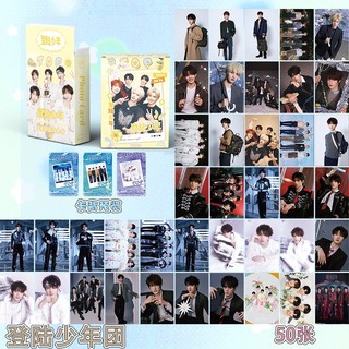 [hàng sẵn] (1) T.O.P Đăng Lục Thiếu Niên | Hộp 50 card laser mẫu mới | Lomo lomocard card laser bo góc TF FAMILY F3 F4