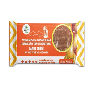 Combo 10 gói Đường nâu - đen thượng hạng Lam Sơn túi 500g (Đường thanh)