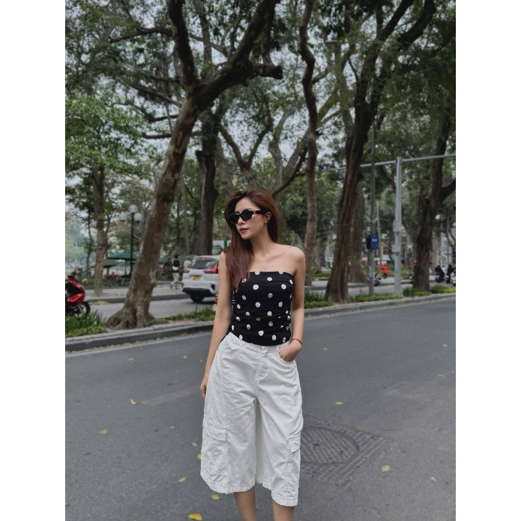 Quần jeans ngố kaki