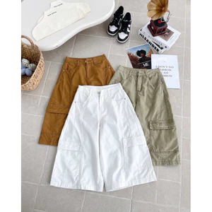 Quần jeans ngố kaki