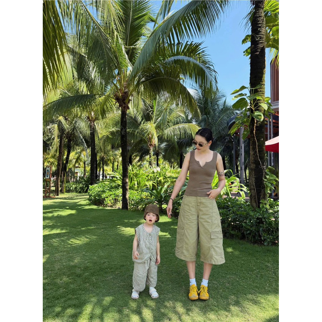 Quần jeans ngố kaki