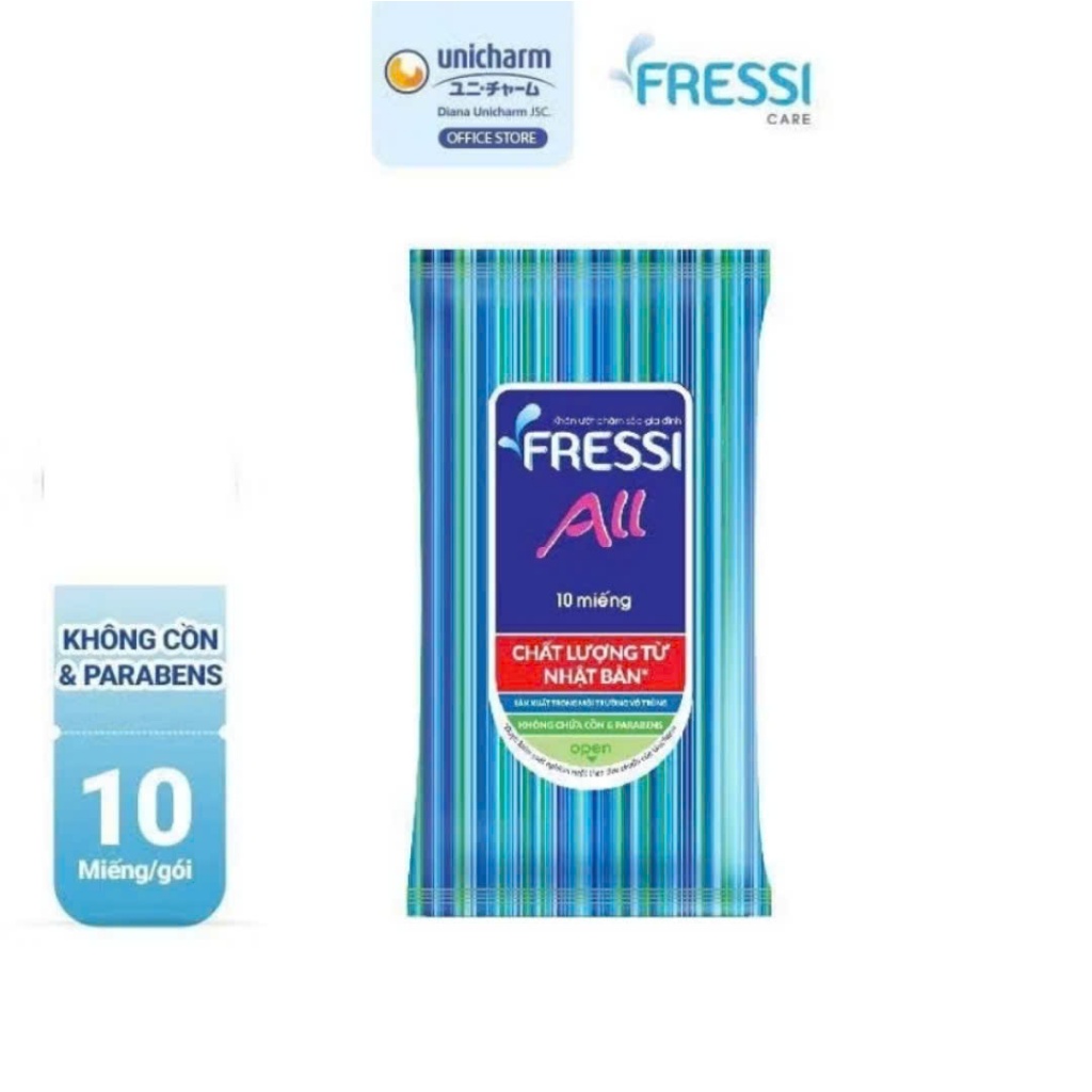 Khăn ướt chăm sóc gia đình Fressi Care All 100 tờ