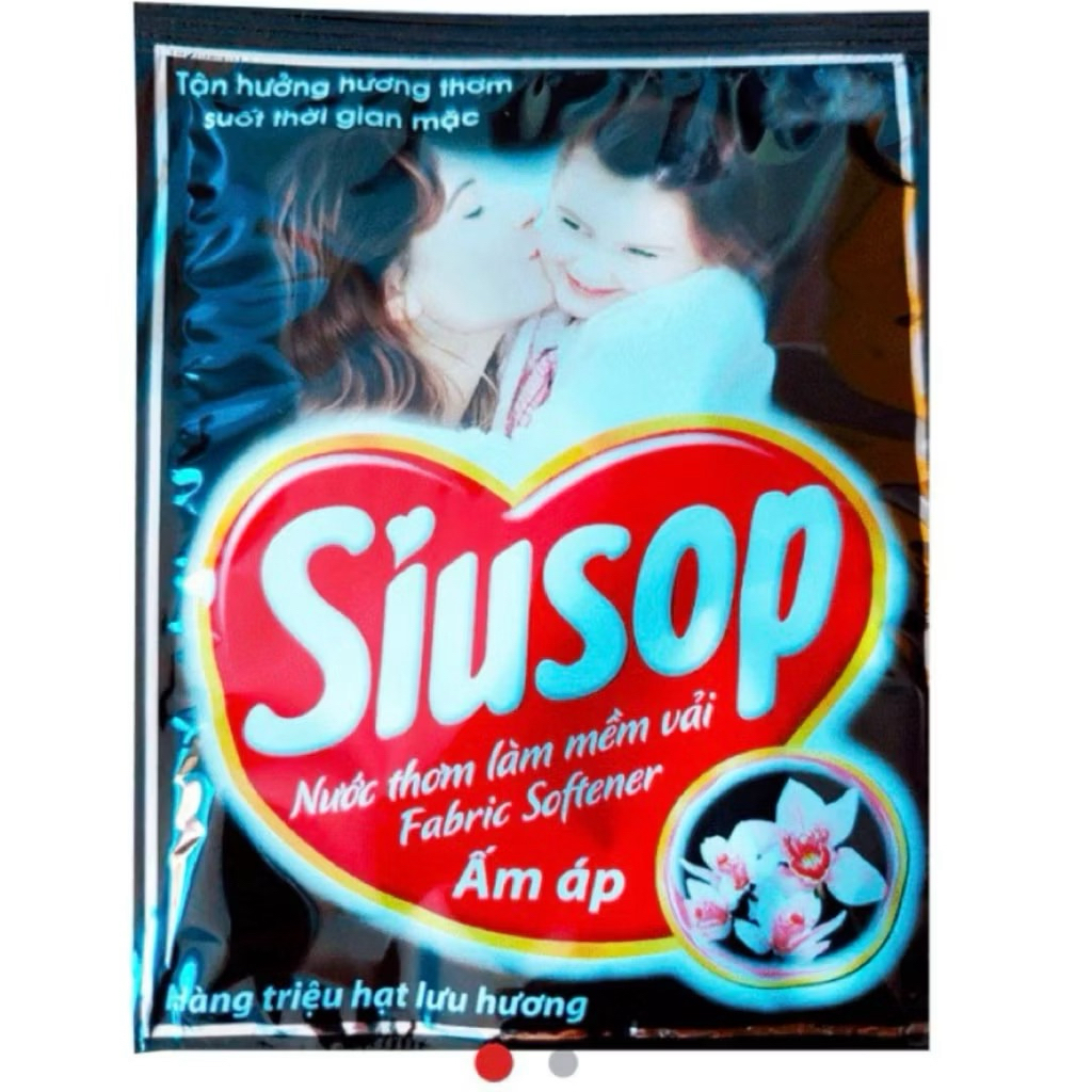 Bán 1 Thùng 40 Dây Nước Xả Vải Siusop Đậm Đặc 3X – Mềm Mại, Thơm Lâu, Giữ Màu Quần Áo Chính Hãng