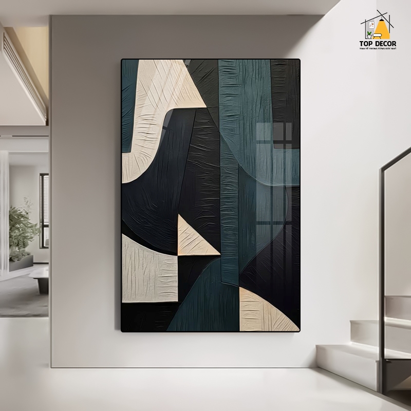 Tranh Treo Tường Trừu Tượng 5D Tráng Gương Treo Tường Phòng Khách/ Phòng Làm Việc Decor Khách Sạn - Top Decor
