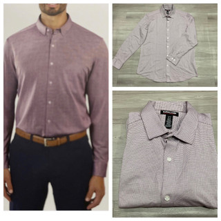 [73-86kg]Áo sơ mi Nam vải mềm co giãn xuất dư K@rkl@nd size L-Xl (73-86kg