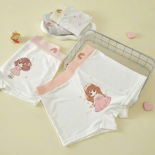 [S09 HÀNG CAO CẤP KHÁNG KHUẨN 10A] Combo 4 quần chíp đùi cho bé, quần chip cho bé gái su lụa kháng khuẩn 10A công chúa
