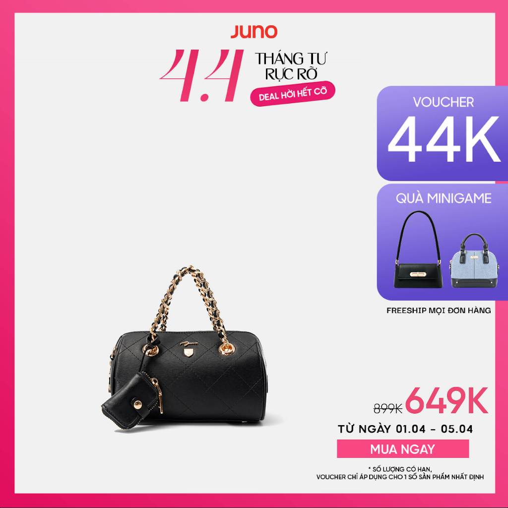 Túi Xách Nữ Thời Trang JUNO Cỡ Nhỏ Form Bowling Preppy Hanbook TXN985