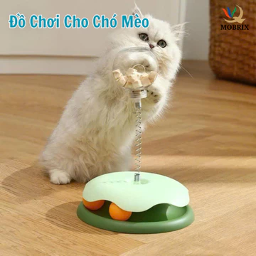Đồ chơi tự giải trí và đồ chơi lông vũ cho mèo MOBRIX Đồ chơi lật cho mèo, đồ dùng cho mèo con