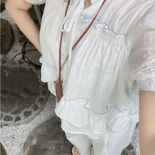Áo Sơ Mi Kiểu Babydoll. Áo Tiểu Thư Ngắn Tay Siêu Xinh Cho Mùa Hè Nữ.02