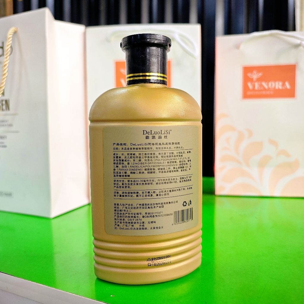 Gel Massage Da Đầu DeLuoLiSi 350ml - Liệu Pháp Dưỡng Sinh Đả Thông Kinh Lạc, Giảm Stress & Kích Thíc