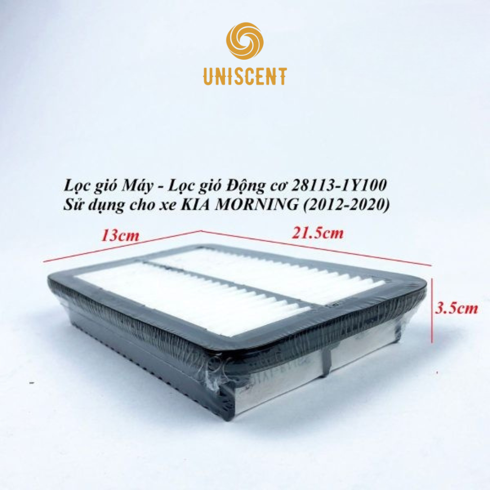 Combo 3 Lọc Điều Hòa- Lọc Gió Động Cơ -Lọc Nhớt Kia MORNING (281131Y100,263002Y500,9713307000)