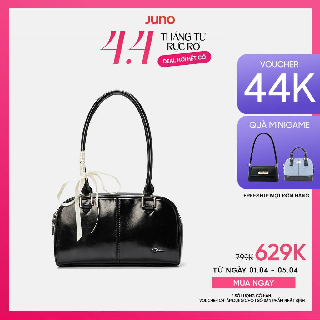 Túi Xách Nữ Thời Trang JUNO Cỡ Nhỏ Form Bowling Tối Giản TXN920