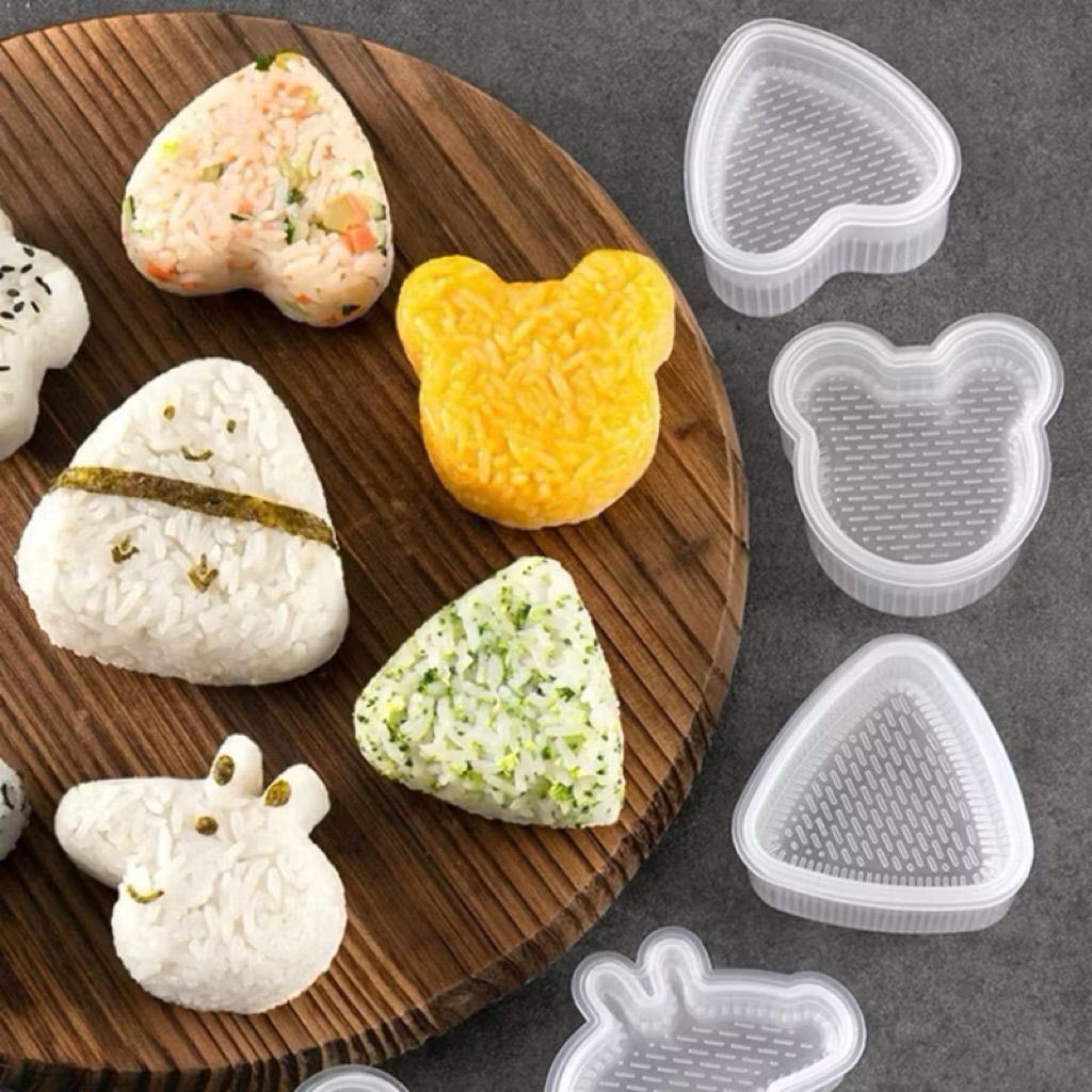 🌟 SET 7 KHUÔN CƠM NẮM NHIỀU HÌNH XINH XẮN – CHO BÉ ĂN NGON HƠN MỖI NGÀY 🌟