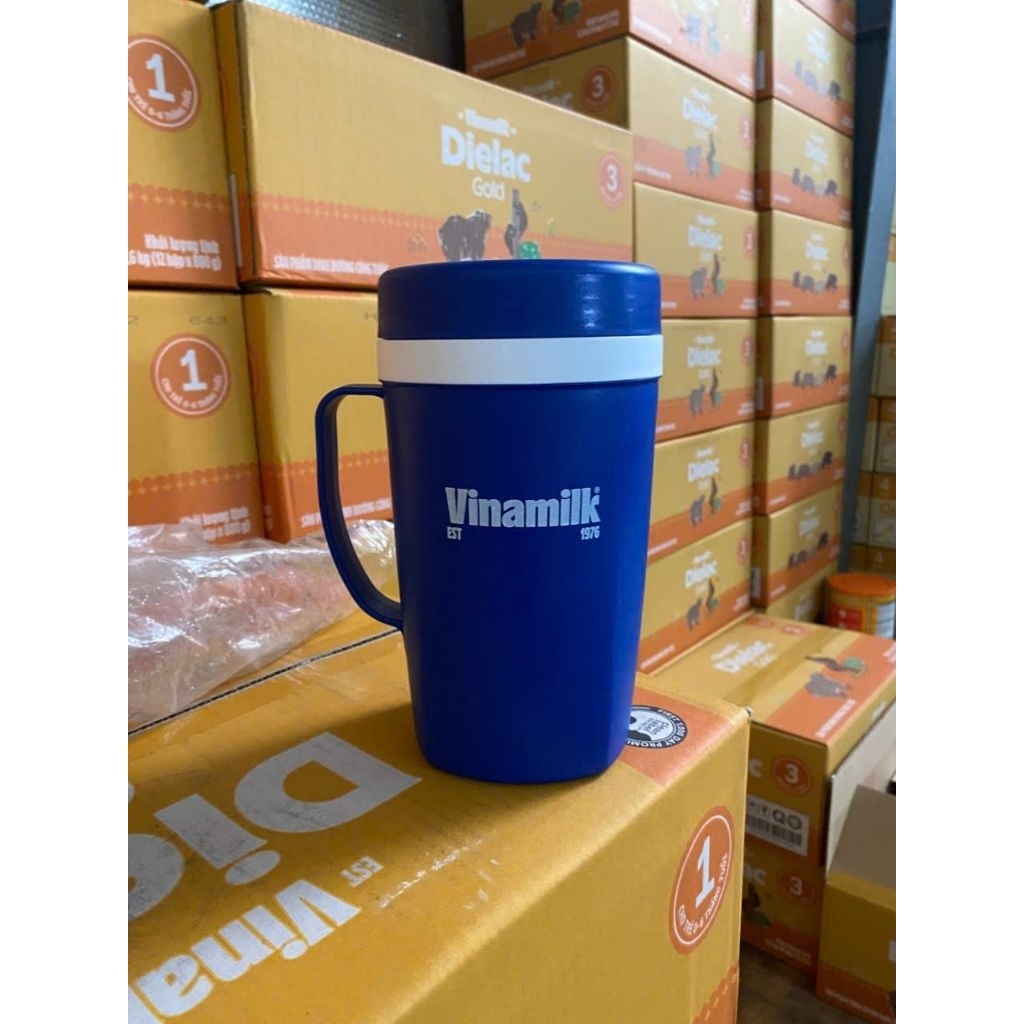 Ca giữ nhiệt xanh Vinamilk 750ml, 1000ml