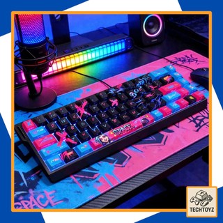 [ Xuyên Led ] Bộ Keycaps Jinx - PBT Double Shot, DyeSub - Cherry Profile