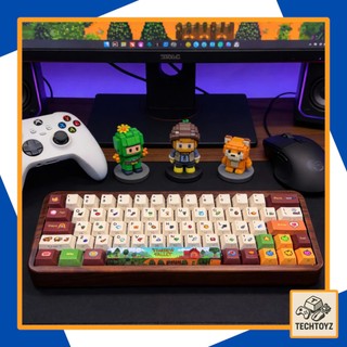 [ Xuyên Led ] Bộ Keycaps Stardew Valley Game - PBT Double Shot, DyeSub - Cherry Profile