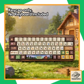 [ Xuyên Led ] Bộ Keycaps Stardew Valley Game - PBT Double Shot, DyeSub - Cherry Profile