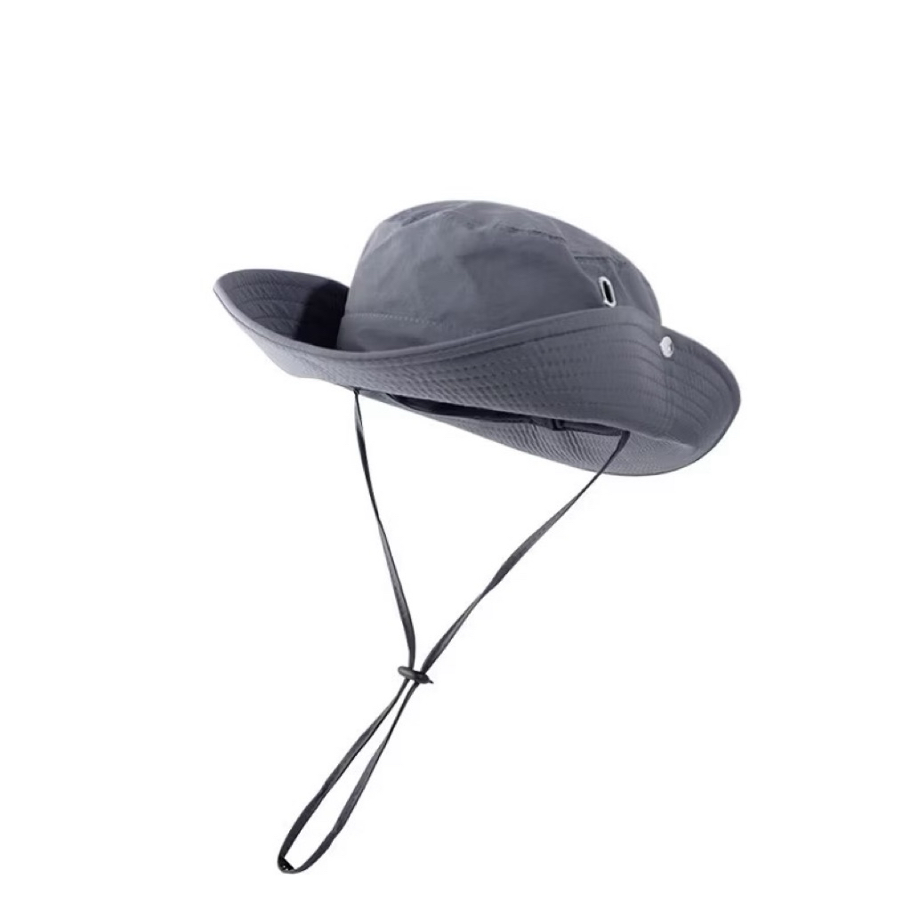 Mũ cao bồi dây rút chống nắng - Nón bucket vành rộng chống tia uv