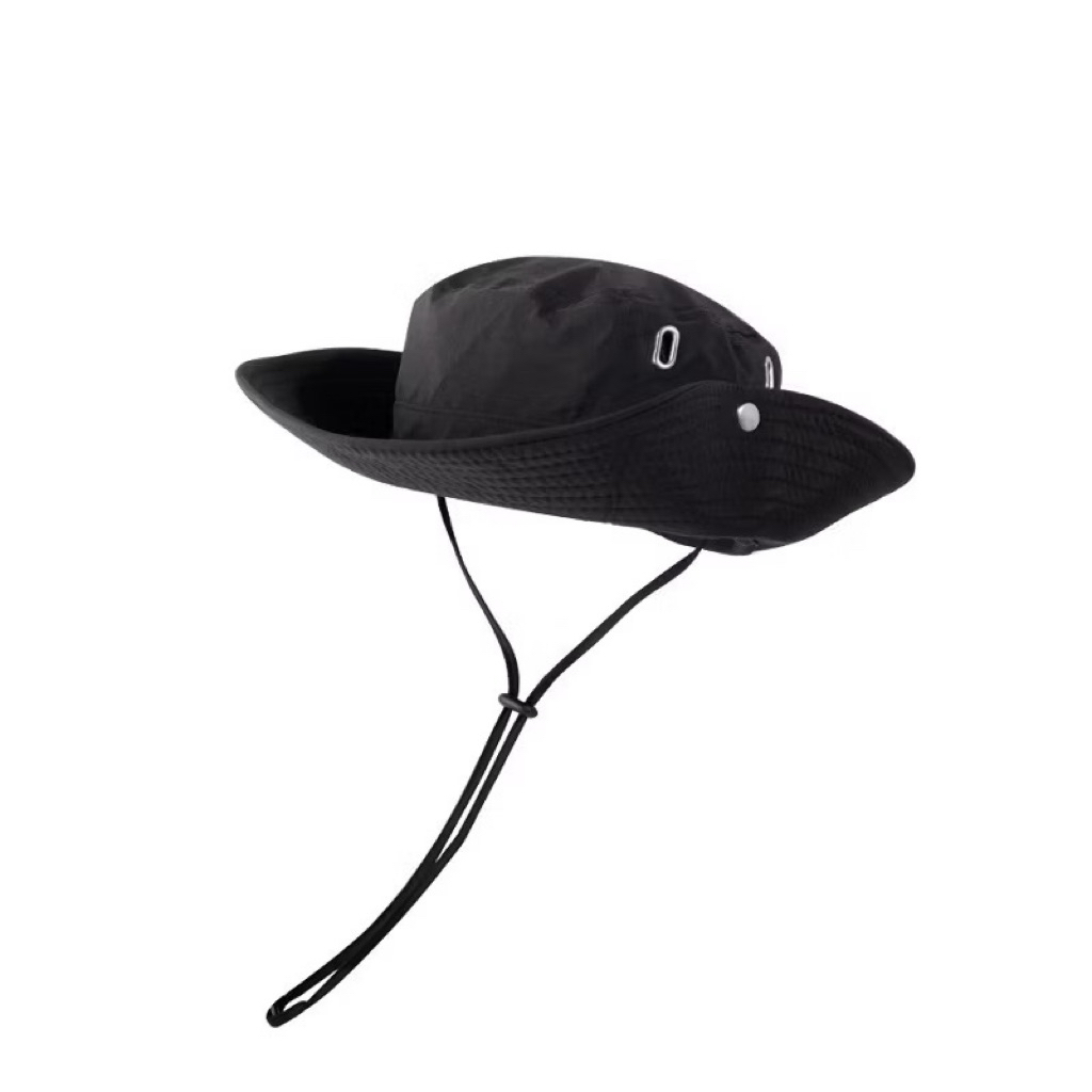 Mũ cao bồi dây rút chống nắng - Nón bucket vành rộng chống tia uv