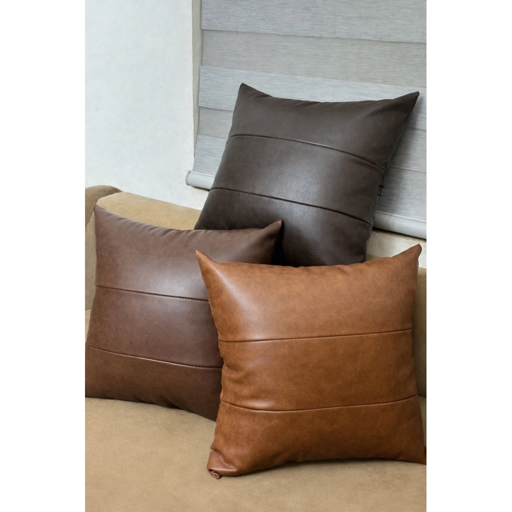 Gối Deco, Gối ôm, Gối tựa, Chất liệu da Cleo nhập khẩu cao cấp phong cách hiện đại.