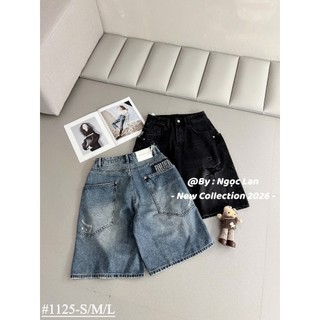 Quần Sooc Jean Ngố Rách Đùi Basic QCCC Cao Cấp