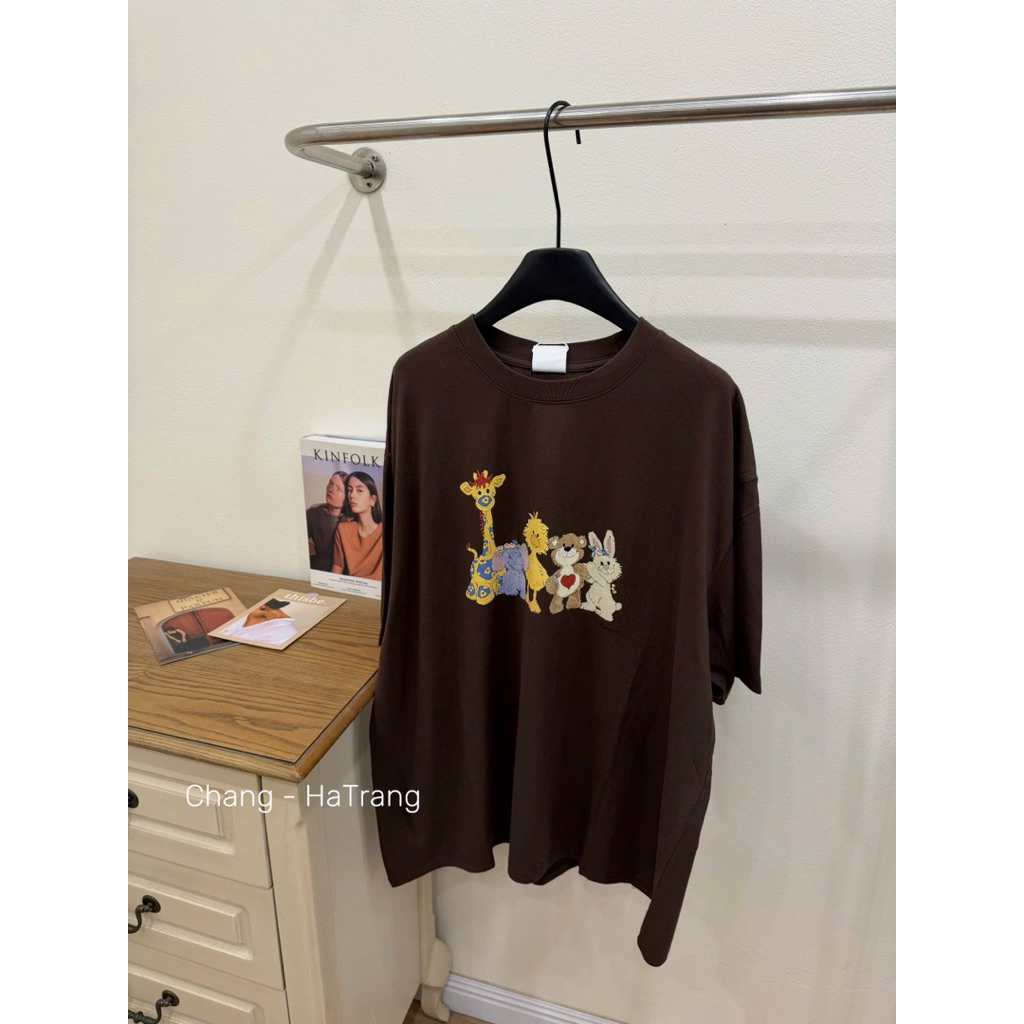 ( Sale ) Áo pull zoo hươu nâu