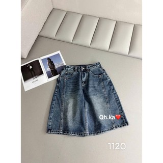 Quần Sooc Jean Ngố Túi Khóa Basic QCCC Cao Cấp