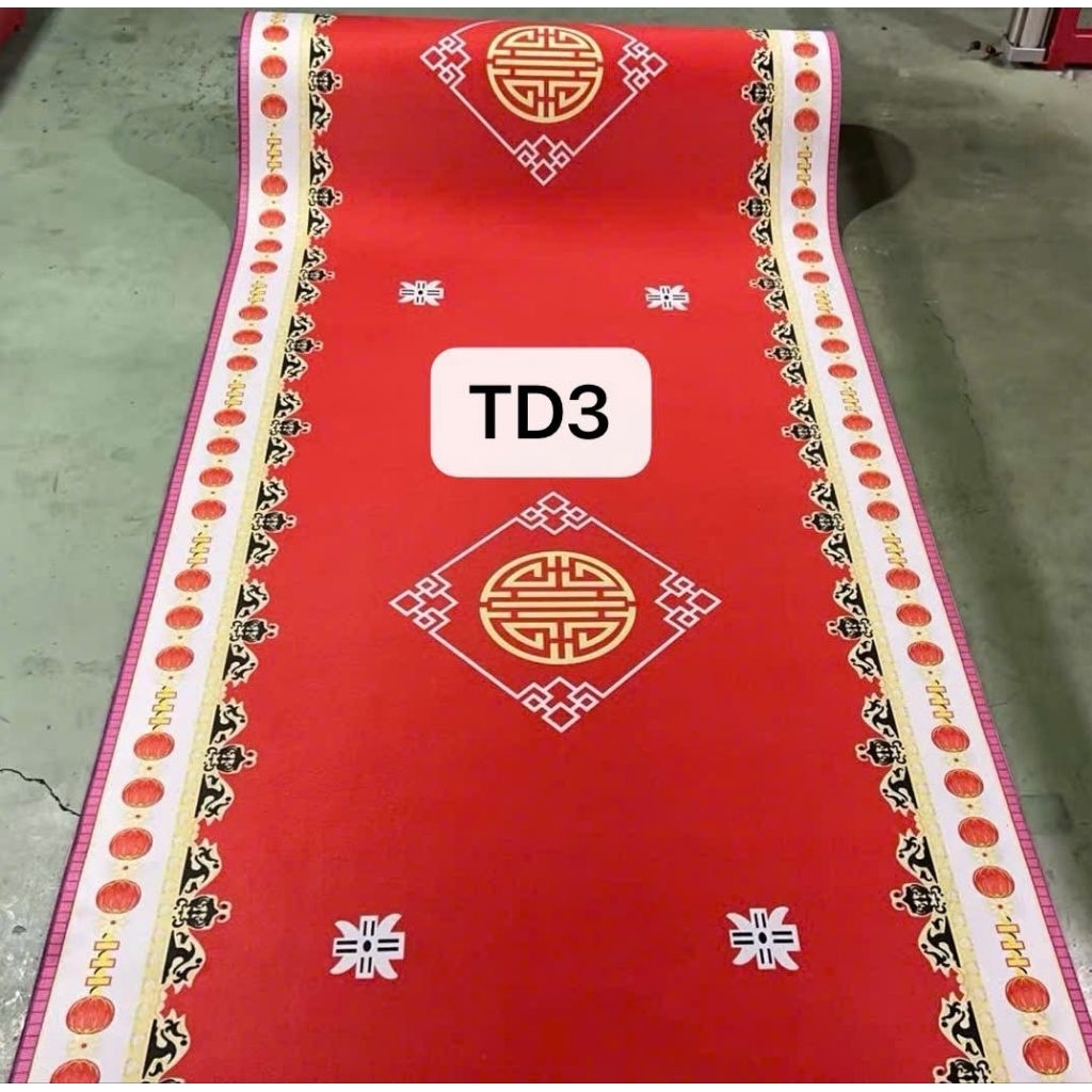 Thảm hoa văn dẫn lối 1m x 15m trải lối đi sự kiện, tiệc cưới