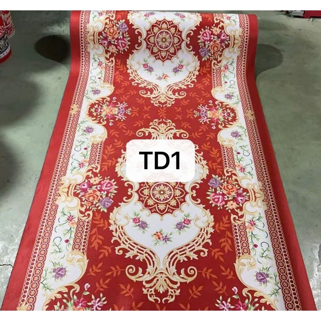 Thảm hoa văn dẫn lối 1m x 15m trải lối đi sự kiện, tiệc cưới