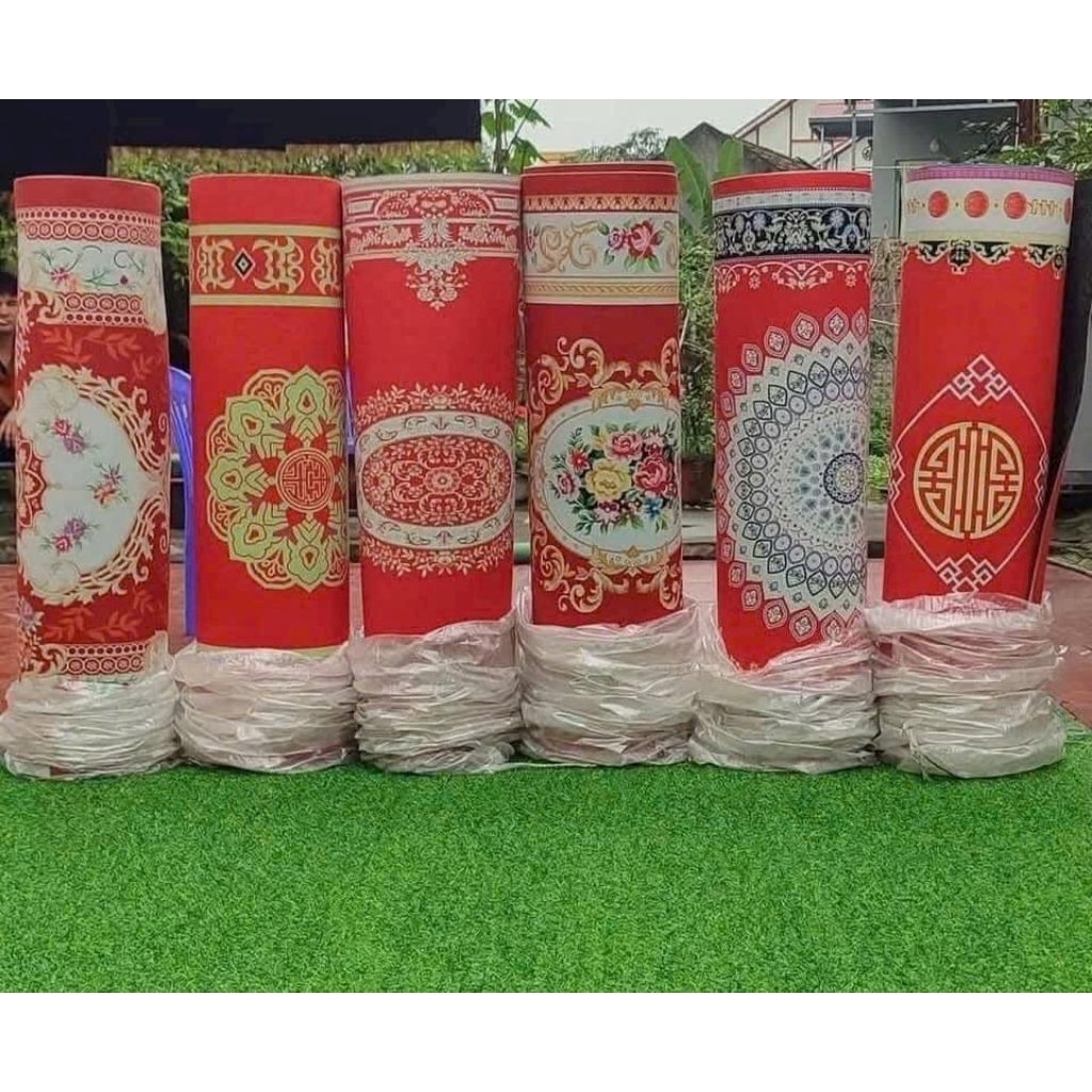 Thảm hoa văn dẫn lối 1m x 15m trải lối đi sự kiện, tiệc cưới