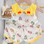 Bộ 3 Lỗ Cho Bé Gái 6 -15kg, Vải Tăm Lạnh Mềm Mát, Co Giãn Tốt, Không Bong Tróc, Giặc Máy Tốt- MS32