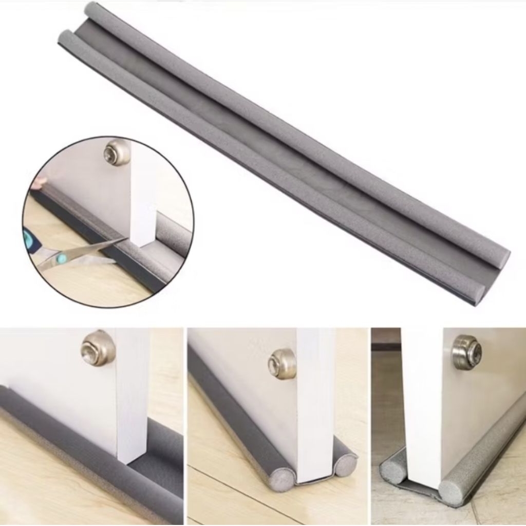 Thanh xốp chặn cửa dài 95cm [ 4 màu ] chắn cửa, chống thoát hơi máy lạnh ngăn côn trùng, bụi bẩn