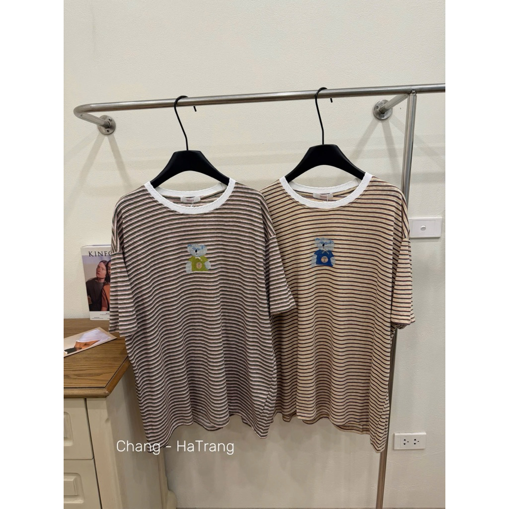 Áo pull kẻ kaola