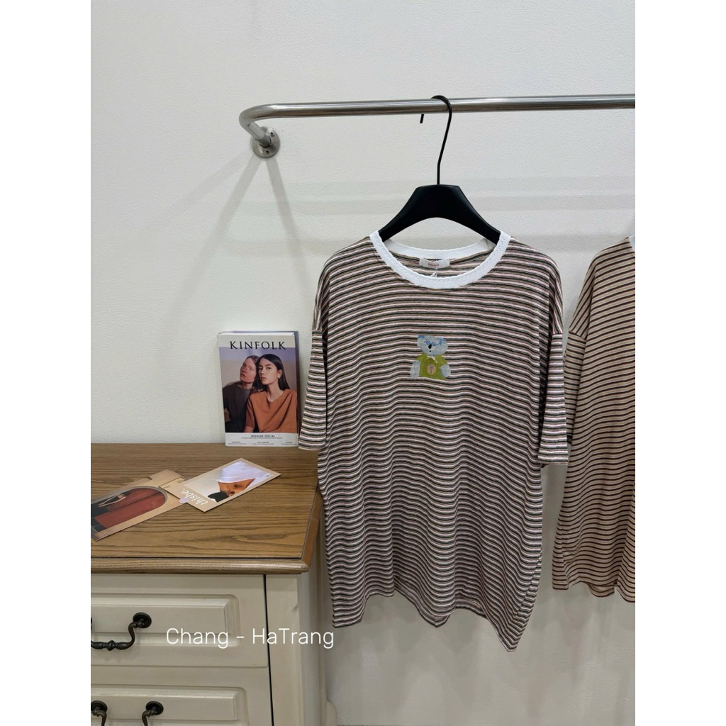 Áo pull kẻ kaola