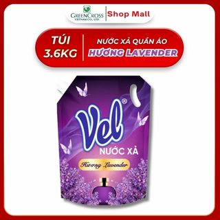 Túi Nước Xả Vải Vel 3.6Kg - Hương Nước Hoa Châu Âu - Làm Mềm Sợi Vải
