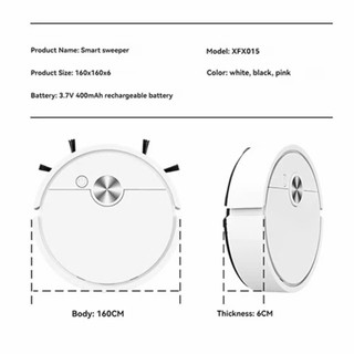 Robot hút bụi nhỏ gọn cho gia đình - Thiết kế chiều cao 6,5cm với thời gian chạy 40 phút