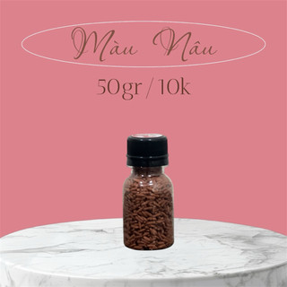 Chai gạo nhuộm màu cho bé chơi- làm tranh