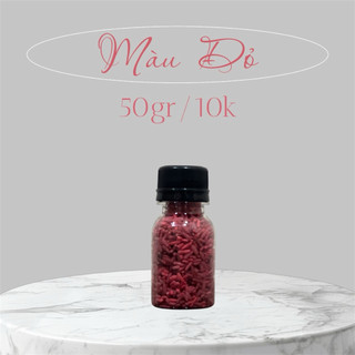 Chai gạo nhuộm màu cho bé chơi- làm tranh
