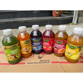 Mứt sinh tố (Berino) 1lít trang trí bánh kem - sinh nhật. pha chế đồ uống vị hoa quả