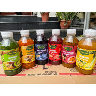 Mứt sinh tố (Berino) 1lít trang trí bánh kem - sinh nhật. pha chế đồ uống vị hoa quả