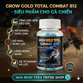 Combat 20.000mcg (100 viên) nuôi gà chế độ tăng bo, nở khung tăng nước máu hừng và mát gà
