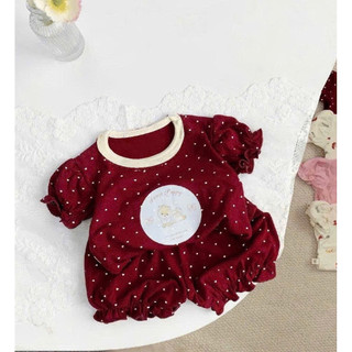 Set Bộ cho bé gái (Hoạ Tiết Thỏ Xinh) chất co giãn 4 chiều phong cách dễ thương