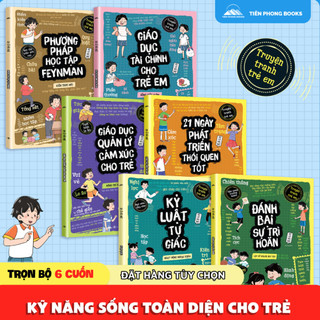 Sách - Bộ Sách Kỹ Năng Toàn Diện Cho Trẻ Em 6-12 Tuổi - Tiên Phong Books