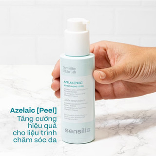 Lotion tẩy da chết với Aze cho da nhạy cảm giúp giảm dầu, mụn, thâm đỏ Sensilis Azelaic [Peel]