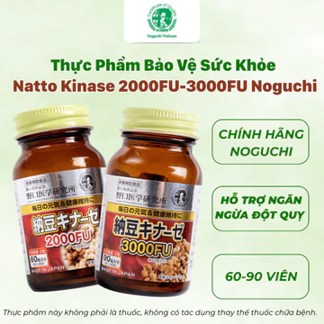TPBVSK Viên Uống Hỗ Trợ Ngừa Tai Biến Đột Quỵ Natto Kinase Noguchi Nhật Bản (Date T1.2027)
