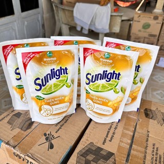 Comb 5 bịch Nước lau sàn, Nước rửa chén Sunlight 200g (Hàng khuyến mãi)