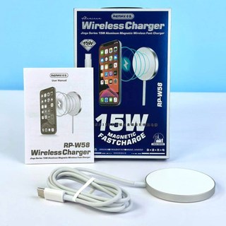 Đế sạc không dây REMAX RP-W58 từ tính hỗ trợ 4 mức sạc 5W / 7.5W / 10W / 15W